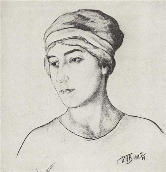 Portrait of the artist's wife - 1912