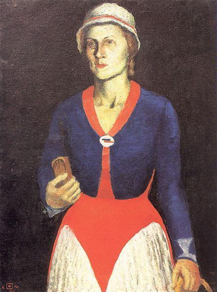 Retrato De La Esposa Del Artista - 1934