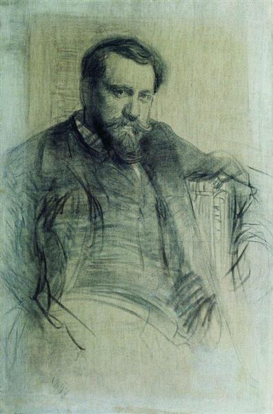 Retrato Del Artista Valentin Serov - 1897