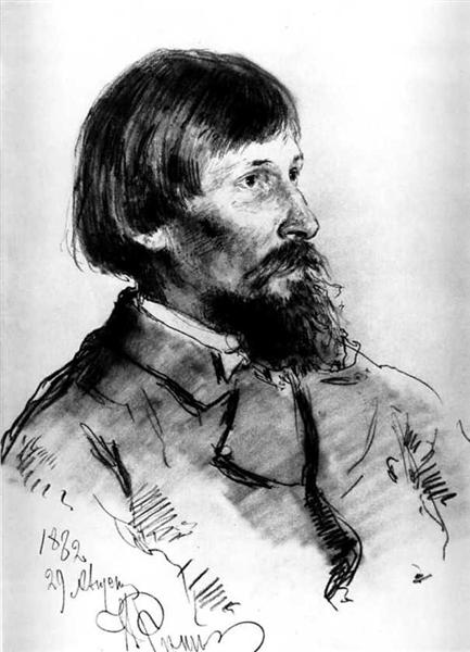 Portret artysty Viktor Vasnetsov - 1882