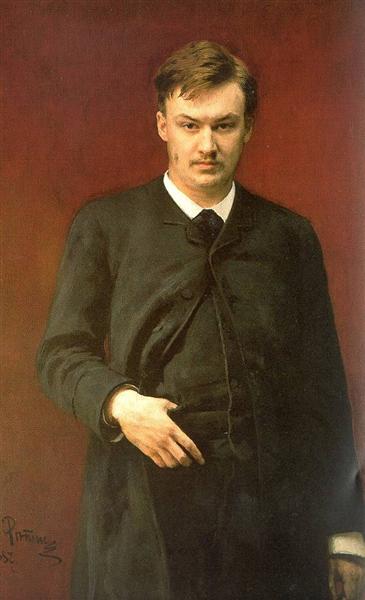 Ritratto del compositore Alexander Glazunov - 1887