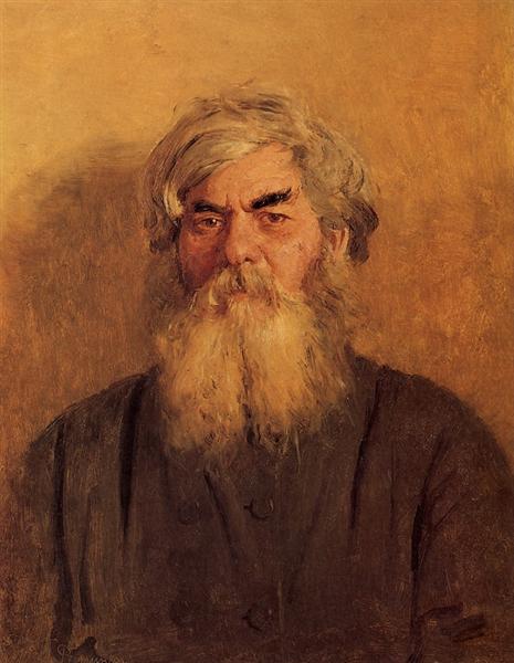 A peasant with evil eye - 1877