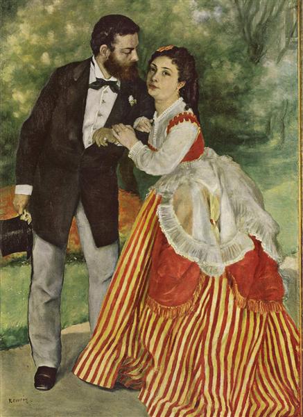 Alfred Sisley und seine Frau - 1868