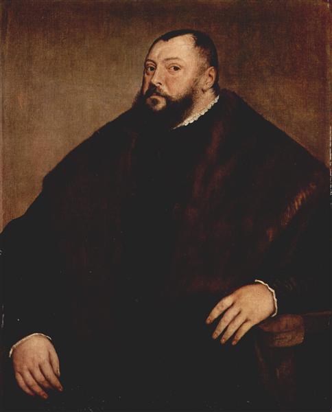 Ritratto del grande elettore Juan Federico de Saxony - 1550