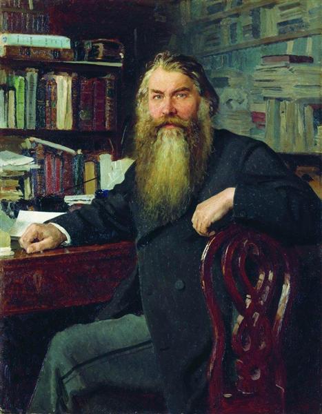 Portrait of the historian and archaeologist Ivan Egorovich Zabelin - 1877