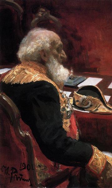 Portrait of the Honorary Member of the Academy of Sciences and the PPSEMENOV-Tian-Shanskiy Academy of Arts