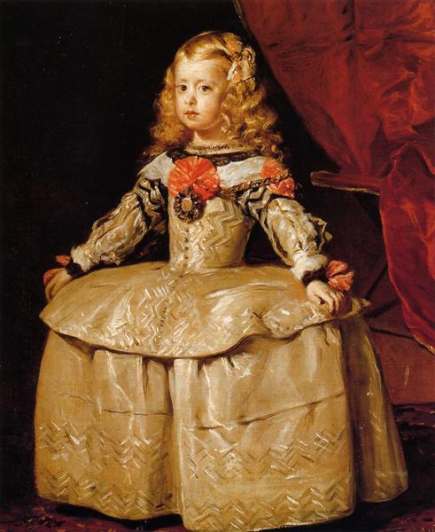 Portret Infanta Margarita od pięciu lat - 1656