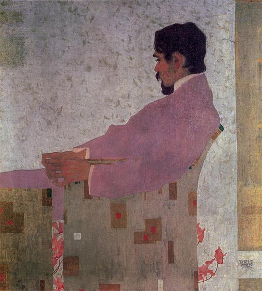 Portrait of the painter Anton Peschka - 1909