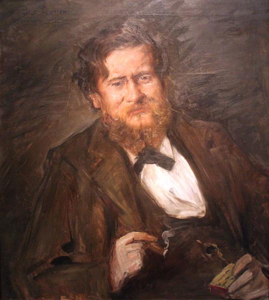 Portrait of painter Fritz Rumpf - 1901