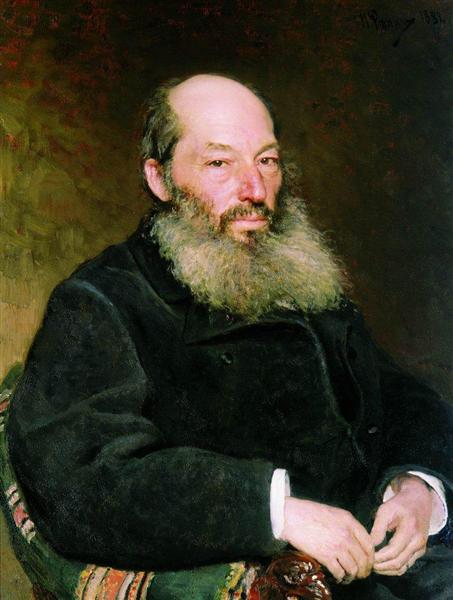 Portrait of the poet Afanasy Fet - 1882