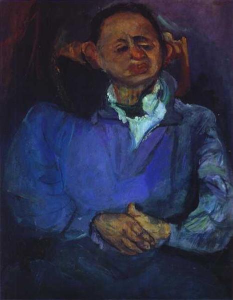 Retrato Del Escultor - Oscar Miestchaninoff - 1924