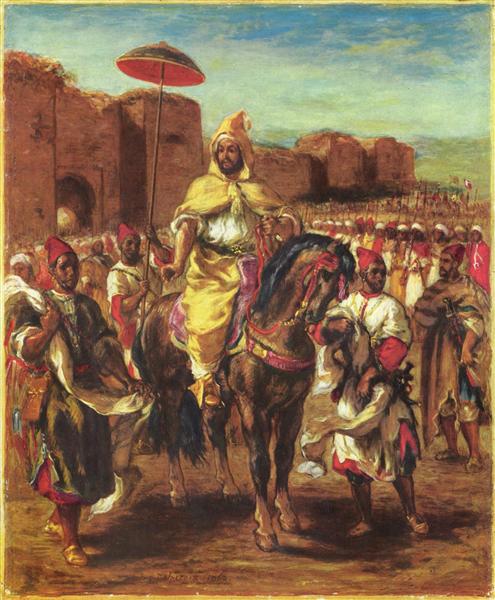 Ritratto del Sultano del Marocco - 1862