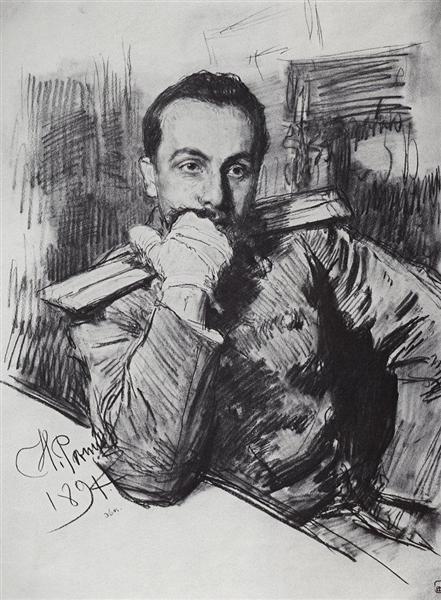 Portrait of Va Zhirkevich - 1891