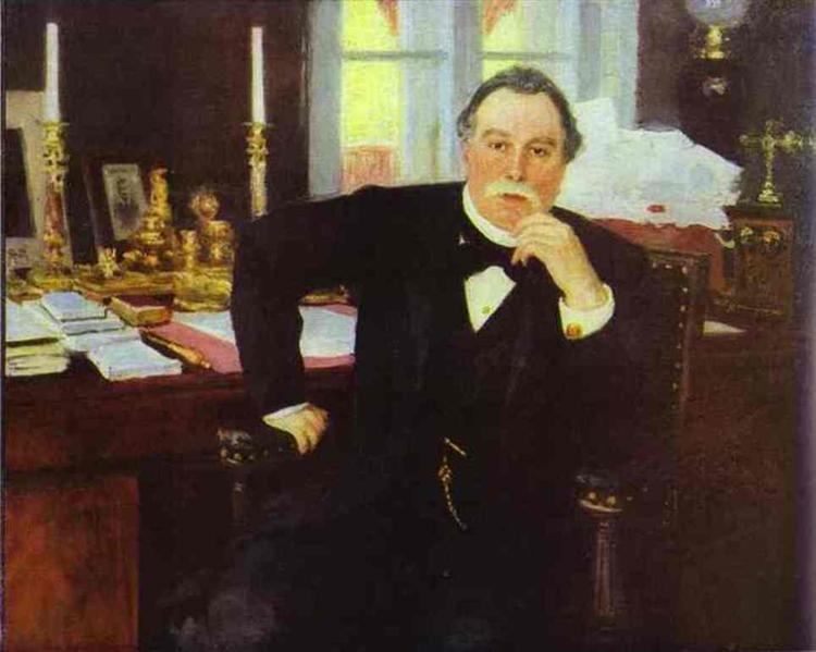 Portrait of V.K. Plevé - 1902