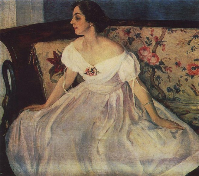 Retrato de V. M. Nesterova - 1908