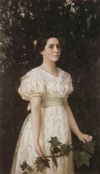 Vera Savvishna Mamut - 1896 Retrato