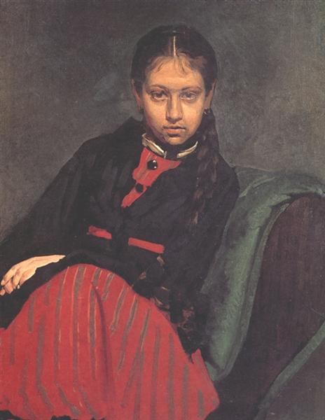 Portrait of Vera Shevtsova - 1869