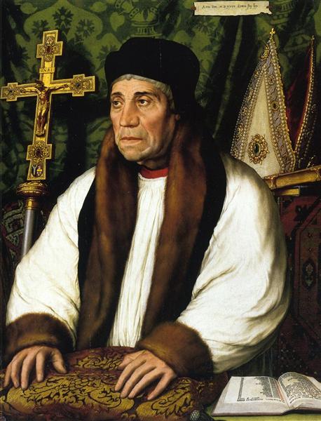 Muotokuva William Warhamista - Canberburyn arkkipiispa - 1527