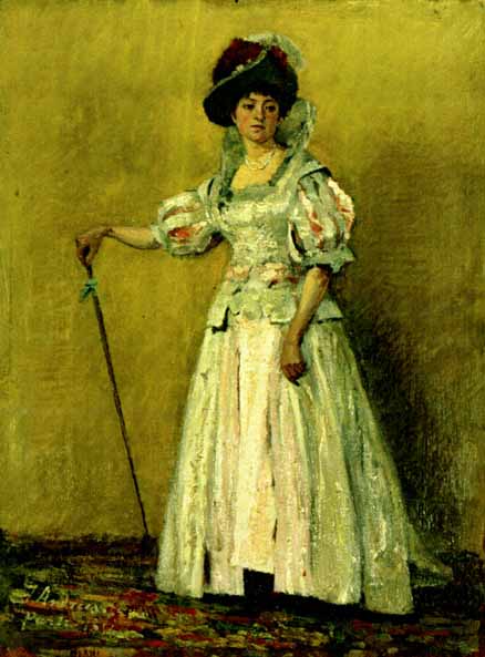 Retrato De Mujer Disfrazada - 1882