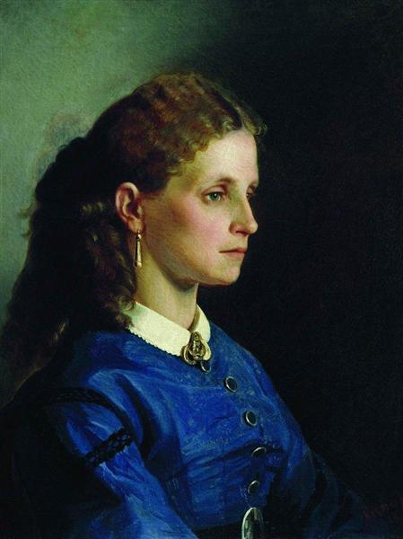 Portrait of Yanitskaya - 1865