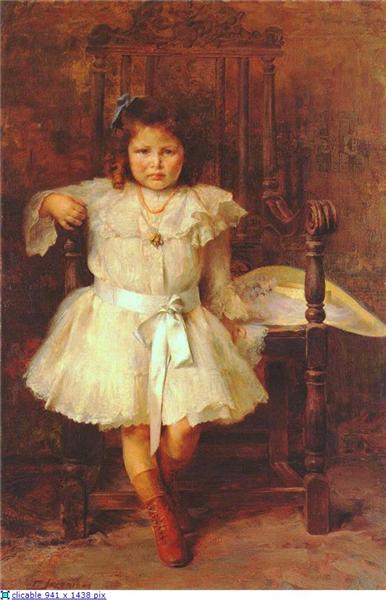 Retrato De Niña - 1902