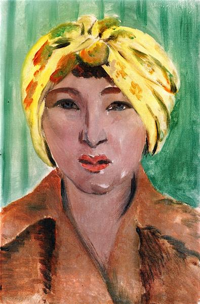 Portrait d'Yvonne 1919 