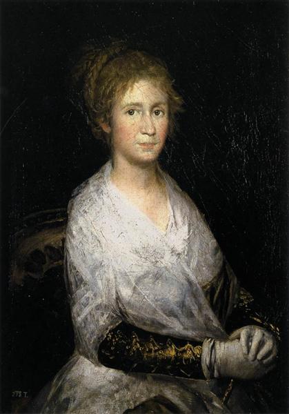 Portret, który uważa się za Josepha Bayeu (lub Leocadia Weiss) - 1814