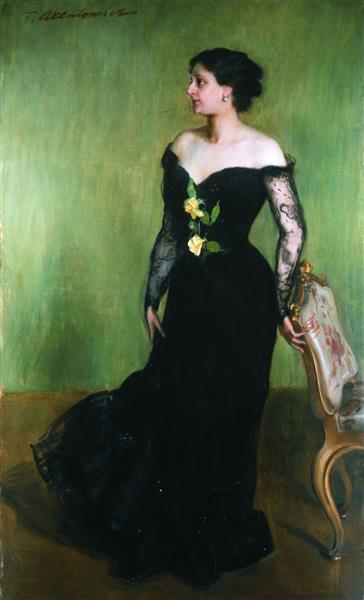 Portrait of Janina Poznańska - 1910