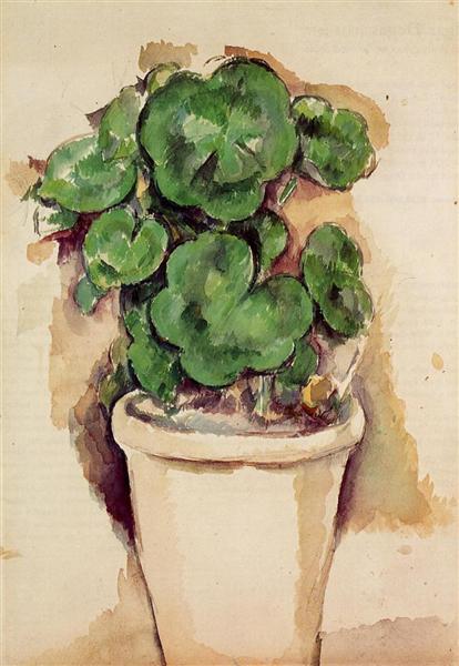 Pot of Geraniums - 1885