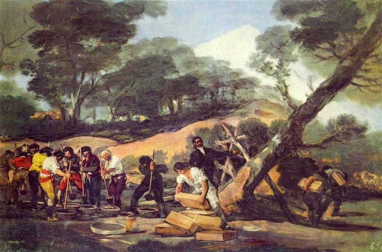 Gunpowder Factory in de Sierra - 1814