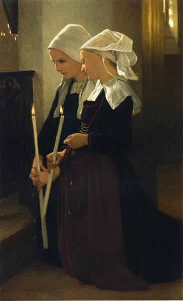 Prayer at Sainte Anne D'Auray - 1869