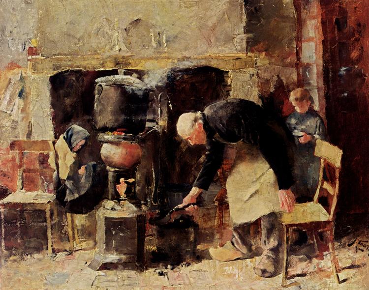 Preparing the food - 1883