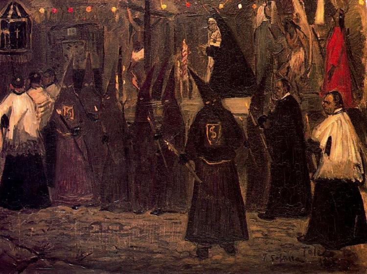 Procession in Toledo - 1905