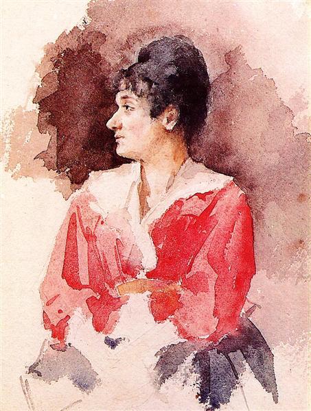 Profile of an Italian Woman - 1873