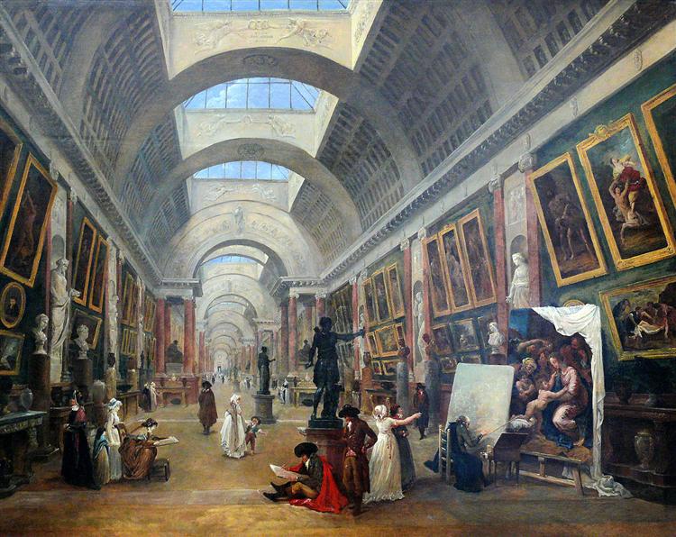 Progetto di espansione della Great Galerie Du Louvre - 1796