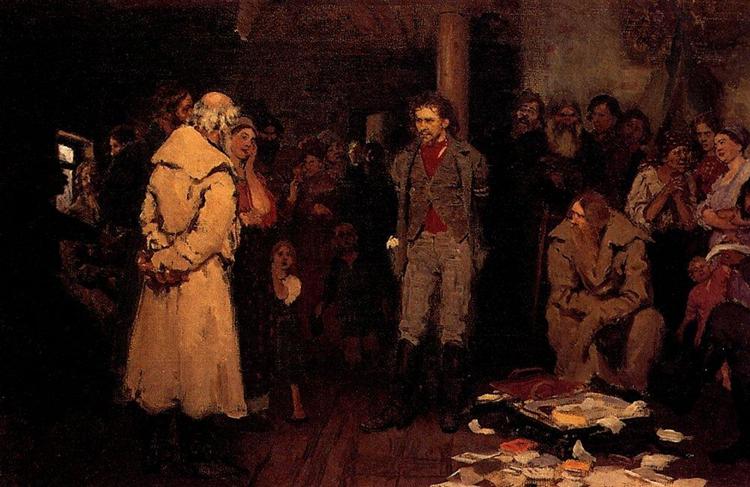 Arresto un propagandista - 1878