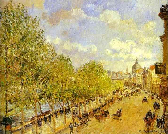 Quai Malaquais In The Afternoon - Sunshine - 1903