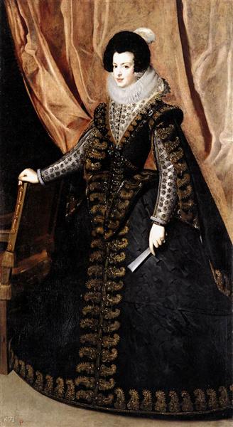 Rainha Elizabeth - Em pé - 1632