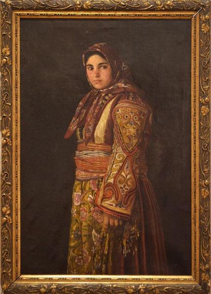 Radka Hadzhinikolova Dressed as Macedonian - 1880 