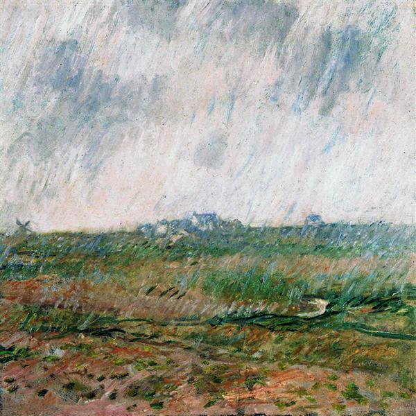 Pluie à Belle -Il - 1886