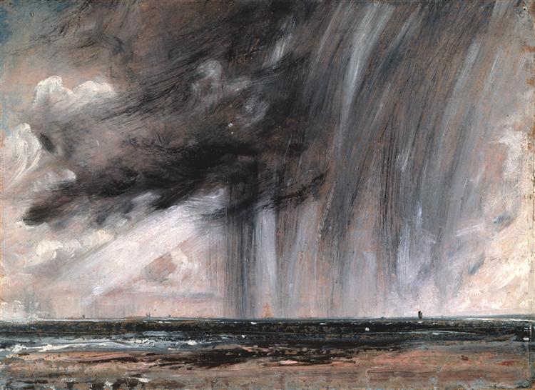 Tempête sur la mer - 1828