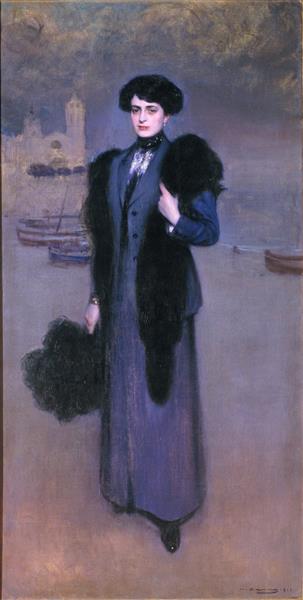 Retrato De Dolors Vidal - 1911