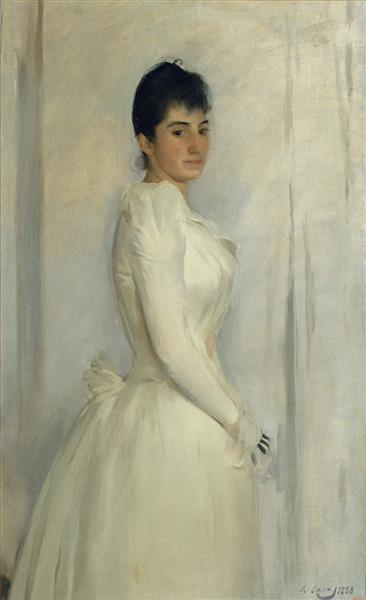 Portrait of Montserrat Carbó - 1888