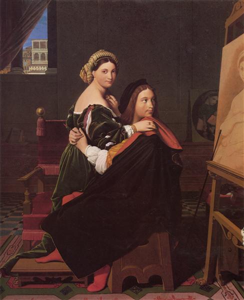 Rafael und La Fornarina - 1814