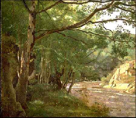 Barranco in El Morvan - nabij Lormes - 1860