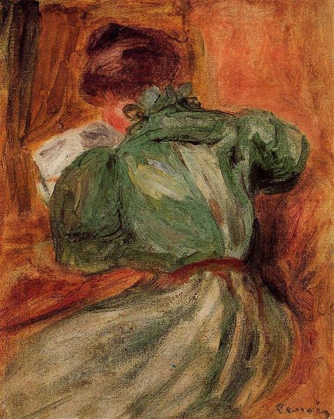 Reader in Green - 1894