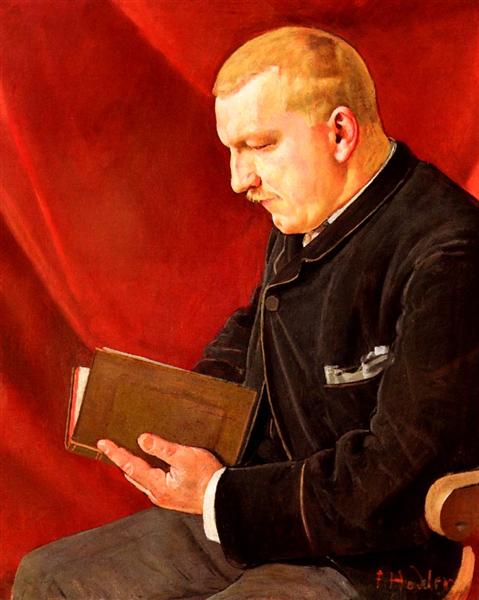 Portrait of a man reading - 1888