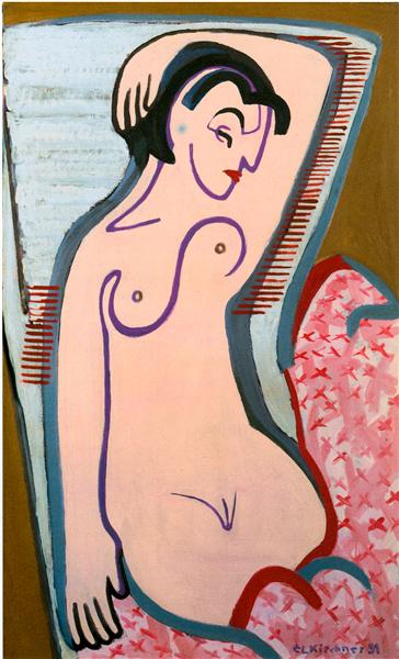 Nude femminile recCinato - 1931