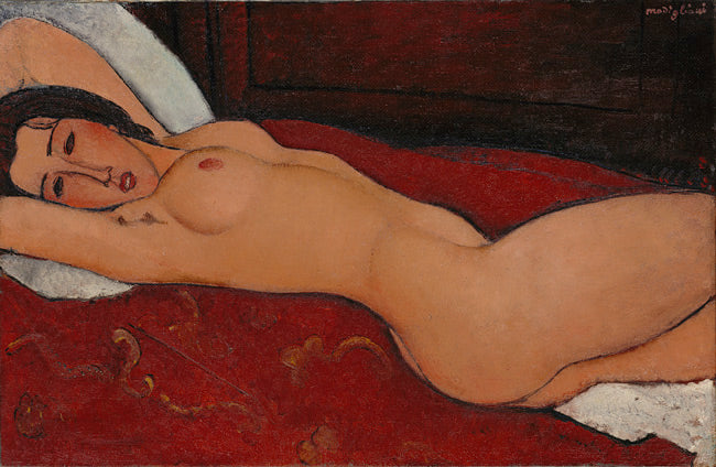 Naked reclining - 1917