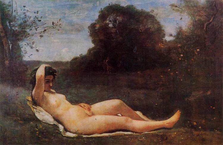 Reclined nymph - 1859